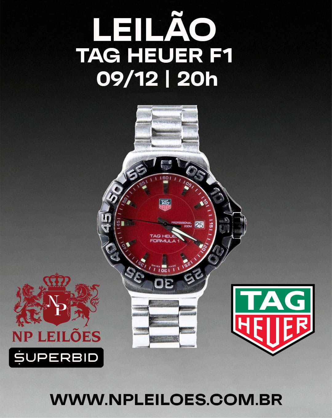 LEILÃO DE RELÓGIOS - DEZ / 25
