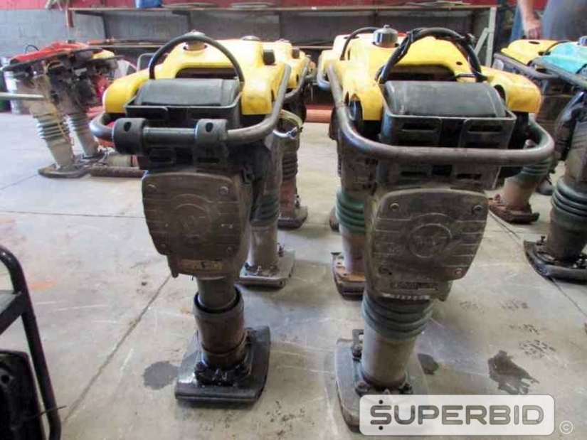 COMPACTADOR DE SOLO WACKER NEUSON BS 50-2I 70KG E COMPACTADOR DE SOLO WACKER NEUSON BS 60-2I 70KG, (06 PÇ.) (Ref.: JAP)