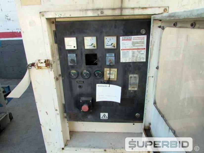 GRUPO GERADOR Á DIESEL PRAMAC 100 - 115 KVA. (Ref.: JBA)