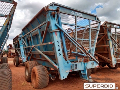 REBOQUE TRANSBORDO DE CANA PICADA TRACAN VTX 10.000, ANO: 2013, SÉRIE: VTX131292 (Ref.: 1445)