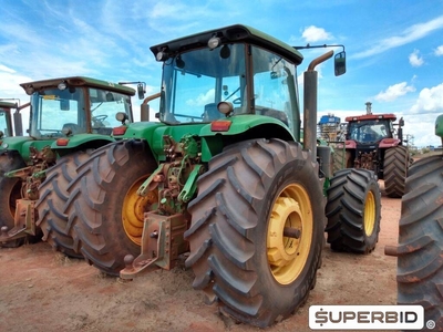 TRATOR DE PNEUS JOHN DEERE 7195J 4X4, ANO: 2013, SÉRIE: 1BM7195JTDH000628 (Ref: 1242)