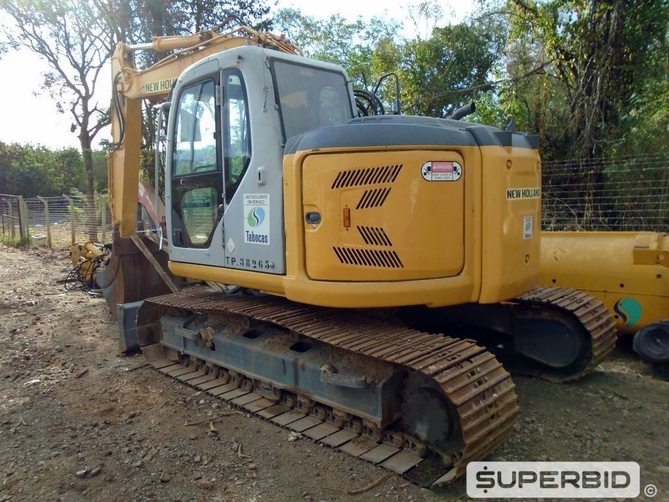 ESCAVADEIRA NEW HOLLAND E135B, ANO: 2011, SÉRIE: NATA1342 (Ref: SBO / TP38265)
