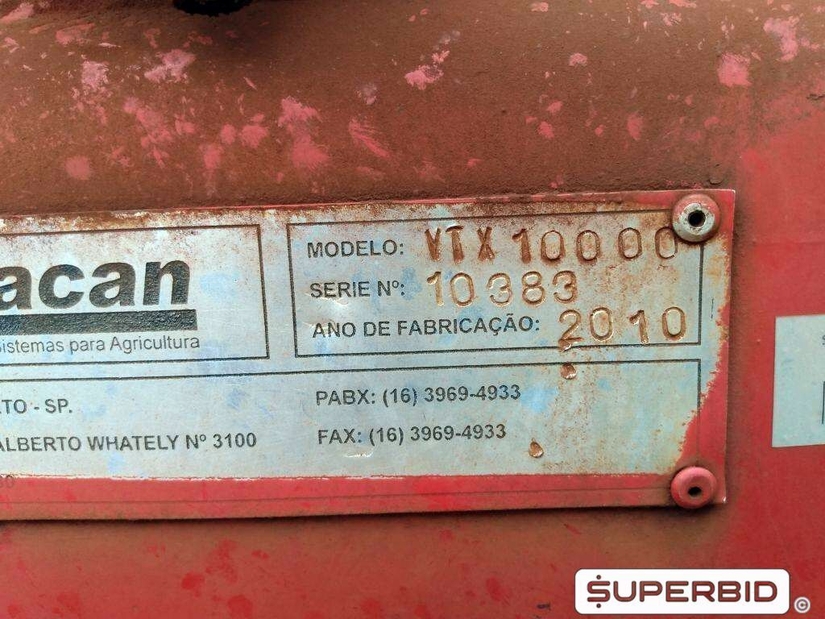 REBOQUE TRANSBORDO DE CANA PICADA TRACAN VTX 10.000, ANO: 2010, SÉRIE: VTX10383 (Ref.: 669)