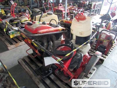 CORTADORA DE PISO NORTON C13E 13CV E COMPACTADOR SOLO WACKER NEUSON, (04 PÇ.) (Ref.: JCI )