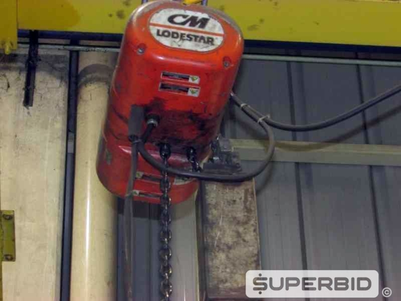 TALHAS ELÉTRICA DEMAG E CMC, CAP. 500 E 2000 KG (35 PÇ) (Ref.: Talhas Elétricas)