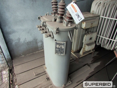 TRANSFORMADOR TRIFÁSICO Á ÓLEO GORDON POT. 15 KVA, SÉRIE: 20248. (Ref.: WMEI_UM02)