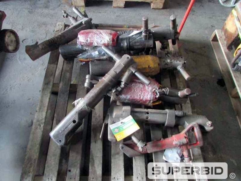 PERFURATRIZ E ROMPEDORES PNEUMATICOS DIVERSOS, (14 PÇ.) (Ref.: JCK)