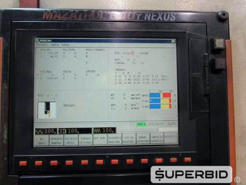 TORNO CNC MAZAK QTN150-500, ANO 2006, SÉRIE.: 183059 (Ref.: 829-12119)