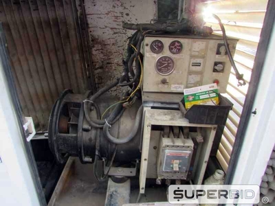 SUCATA DE GRUPO GERADOR Á DIESEL MAQUIGERAL 125 KVA, ANO: 2011. (Ref.: JBF)