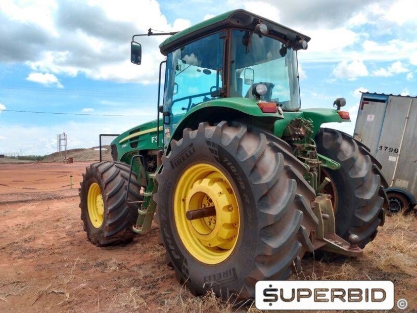 TRATOR DE PNEUS JOHN DEERE 7195J 4X4, ANO: 2013, SÉRIE: 1BM7195JCDH000568 (Ref: 1222)