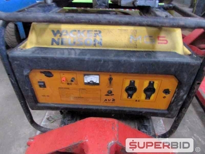 GERADOR Á GASOLINA WACKER NEUSON MG5 5KVA E GERADOR GASOLINA 7KVA (Ref.: JAJ)