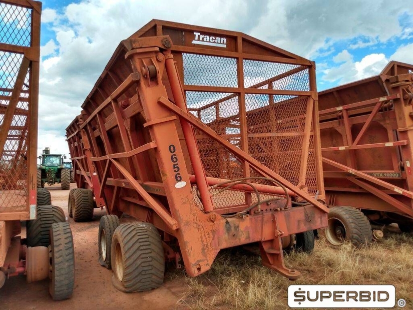 REBOQUE TRANSBORDO DE CANA PICADA TRACAN VTX 10.000, ANO: 2010, SÉRIE: VTX10376 (Ref.: 656)
