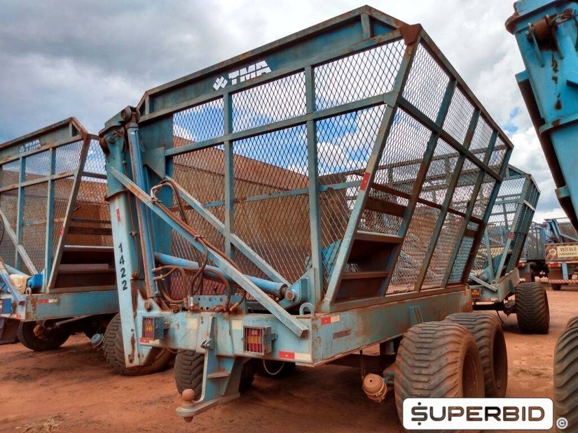 REBOQUE TRANSBORDO DE CANA PICADA TRACAN VTX 10.000, ANO: 2013, SÉRIE: VTX131269 (Ref.: 1422)