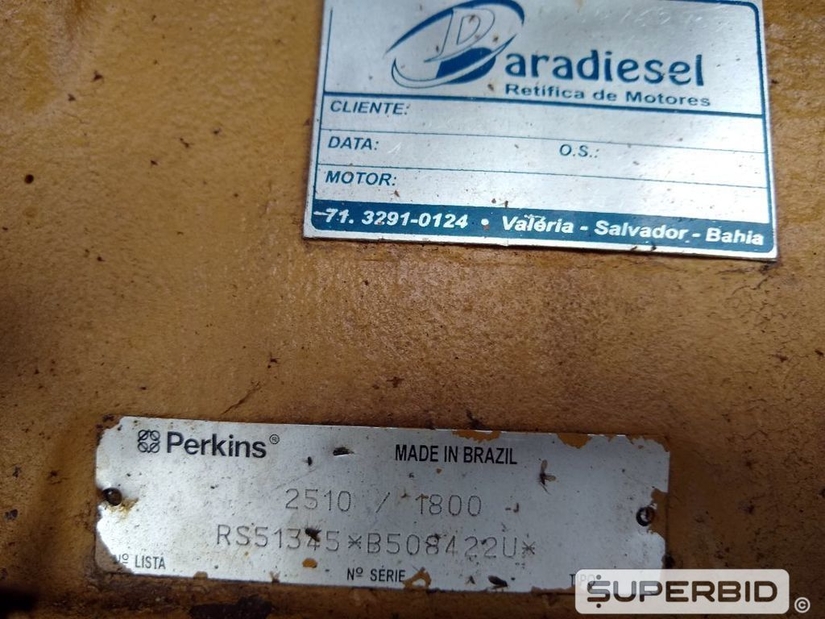 GRUPO GERADOR A DIESEL OLYMPIAN GEP657 SÉRIE:OLY00000JB4D03202 ANO: 2010 70KVA. (Ref.: SG)