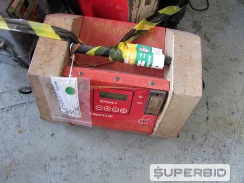 ROSQUEADEIRA ROTHENBERGER SUPER EGO 2, MACACO HIDRÁULICO E MÁQUINAS ELETROFUSÃO DE TUBOS, (05 PÇ.) (Ref.: JCU)