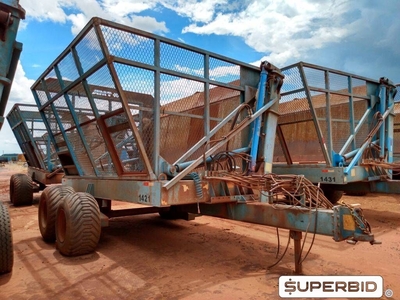 REBOQUE TRANSBORDO DE CANA PICADA TRACAN VTX 10.000, ANO: 2013, SÉRIE: VTX131268 (Ref.: 1421)