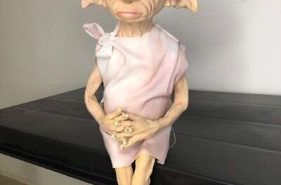 Coelho - Boneco Dobby articulado em arame