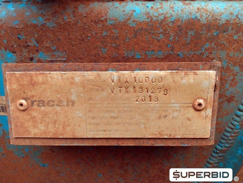 REBOQUE TRANSBORDO DE CANA PICADA TRACAN VTX 10.000, ANO: 2013, SÉRIE: VTX131279 (Ref.: 1432)