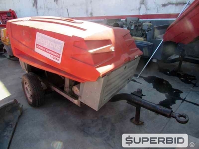 COMPRESSOR DE AR ATLAS COPCO XAS 77 150PCM-7B, ANO: 2007 (Ref.: JBJ)