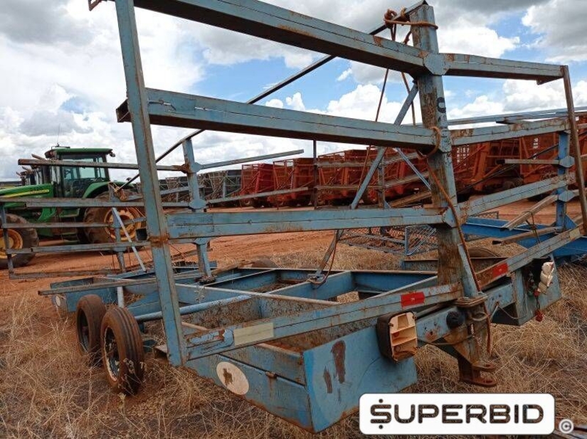 CARRETA TRANSPORTADORA DE TUBOS ESPINHA DE PEIXE HIDROSOLUTION, ANO: 2012 (Ref.: 939)