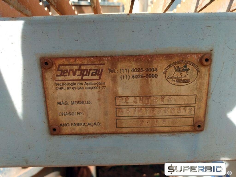 SUCATA DE PLANTADEIRA DE CANA TROPICANA SMI 10.000 6x6, ANO: 2008, SÉRIE: HY6X60023 (Ref: 73)