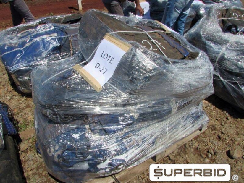 10 SUCATAS DE LONAS DE COBERTURA  (Ref.: D-27)