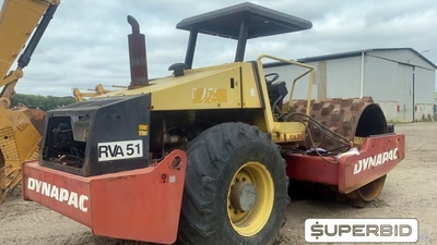 ROLO VIBRATÓRIO  DYNAPAC CA-250 PD, ANO: 2009, SÉRIE: 6592BR0200 (Ref: IAD)