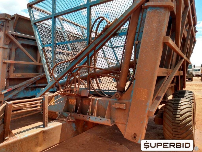 REBOQUE TRANSBORDO DE CANA PICADA TRACAN VTX 10.000, ANO: 2013, SÉRIE: VTX131291 (Ref.: 1444)