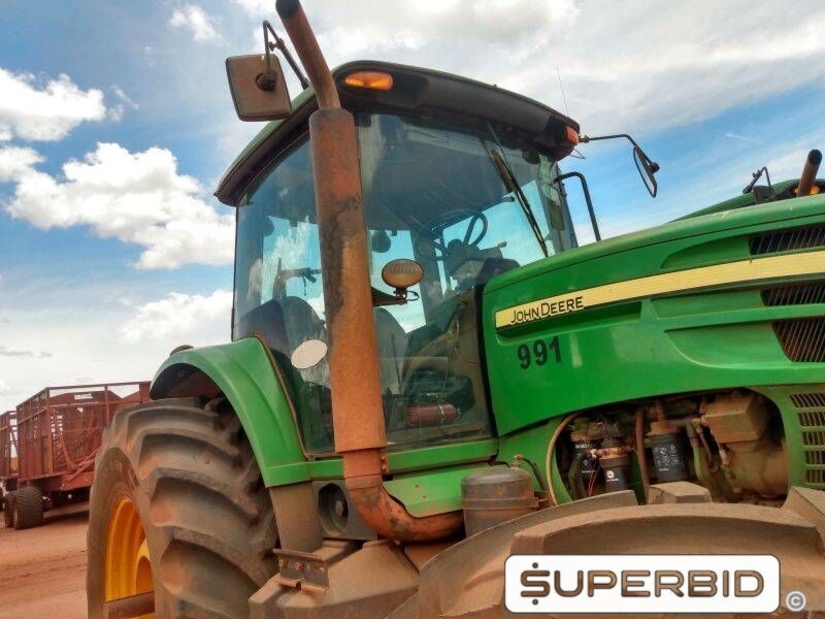 TRATOR DE PNEUS JOHN DEERE 7210J 4X4, ANO: 2012, SÉRIE: 1BM7210JV (Ref: 991)