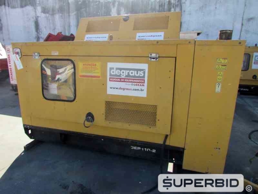SUCATA DE GRUPO GERADOR Á DIESEL OLYMPIAN GP110-2 125 KVA , ANO: 2009, SÉRIE: OLY00000PB4H01488. (Ref.: JBG)
