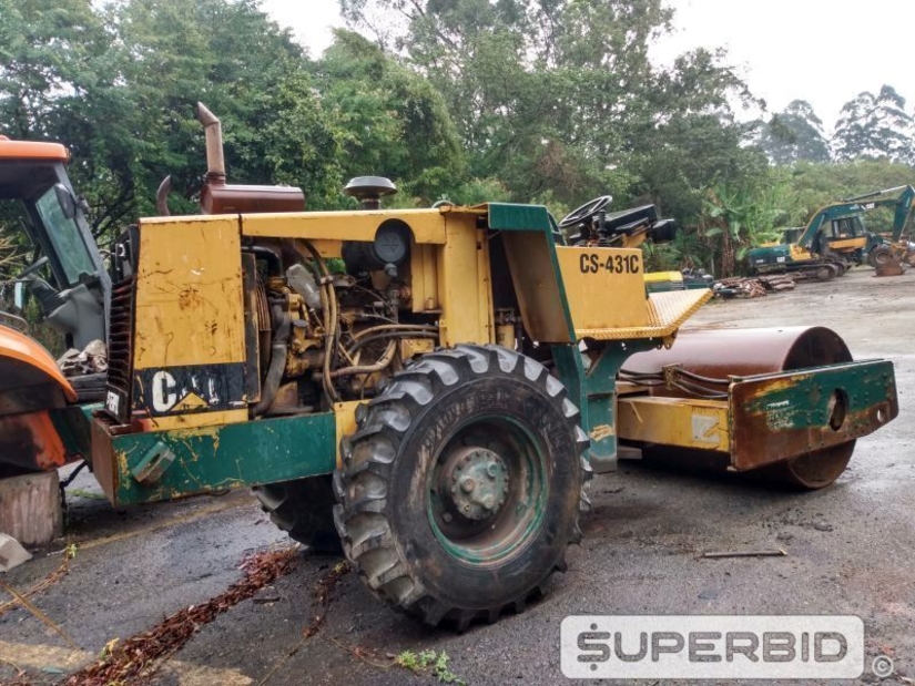 ROLO COMPACTADOR  CATERPILLAR CS-431C, ANO: 1998, SÉRIE: 9XL00214 (Ref: RBJ)