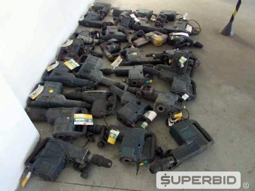 ROMPEDORES ELÉTRICO, MARTELETES PERFURADOR, MARTELO PERFURADOR E OUTROS, (30 PÇ.) (Ref.: JDL )