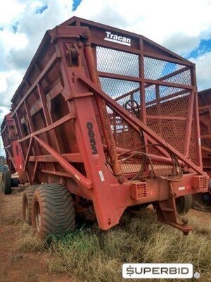 REBOQUE TRANSBORDO DE CANA PICADA TRACAN VTX 10.000, ANO: 2010, SÉRIE: 9345 (Ref.: 653)