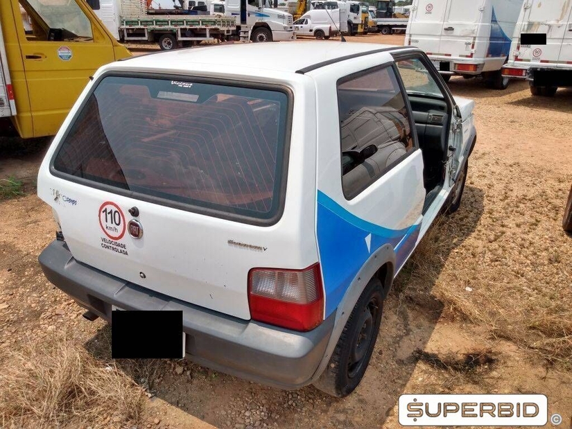 FIAT UNO MILLE WAY ECONOMY 1.0, 2010/2011, Placa FINAL 2 (SP), (Ref.: TAE)