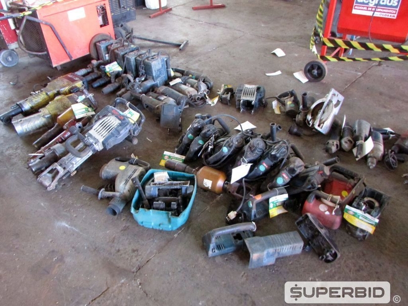 SUCATA DE ROMPEDORES, ESMERILHADEIRA, FURADEIRA, PISTOLA PINO E OUTROS (APROX.: 42 PÇS), (Ref.: PBV)