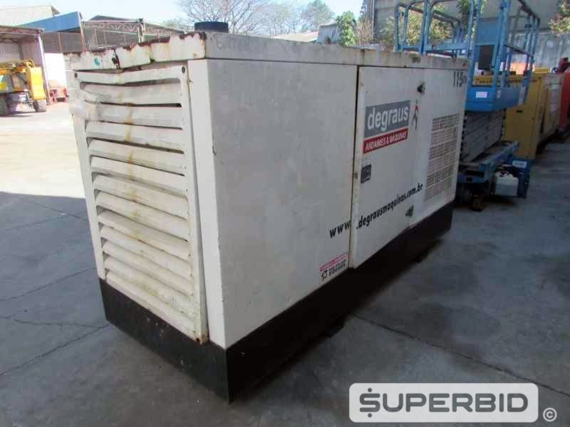 GRUPO GERADOR Á DIESEL PRAMAC 100 - 115 KVA. (Ref.: JBA)