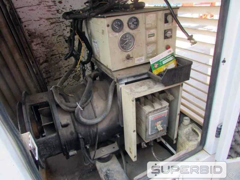SUCATA DE GRUPO GERADOR Á DIESEL MAQUIGERAL 125 KVA, ANO: 2011. (Ref.: JBF)