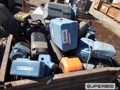 TALHAS ELÉTRICAS DIVERSAS DEMAG (APROX.: 15 PÇS). (Ref.: WMGS_UM02)