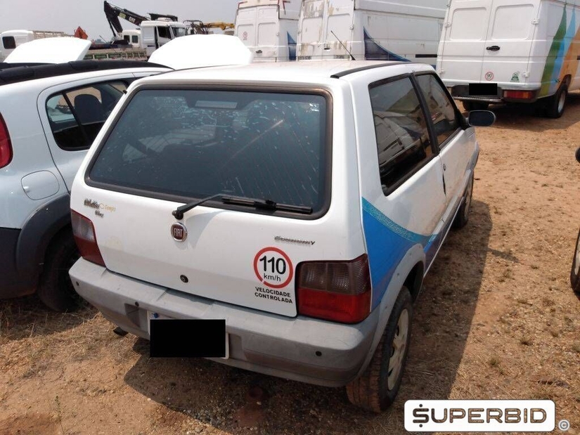 FIAT UNO MILLE WAY ECONOMY 1.0, 2009/2010, Placa FINAL 7 (SP), (Ref.: TAL)