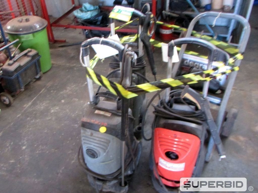 03 LAVADORAS DE ALTA PRESSÃO E 01 SUCATA DE LAVADORA (Ref.: PBT)