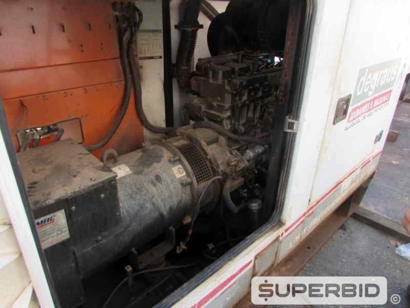 GRUPO GERADOR Á DIESEL STEMAC ST115 100 KVA, ANO: 2011, SÉRIE: 0115005911. (Ref.: JAD)