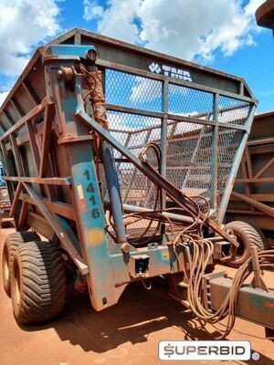 REBOQUE TRANSBORDO DE CANA PICADA TRACAN VTX 10.000, ANO: 2013, SÉRIE: VTX131263 (Ref.: 1416)