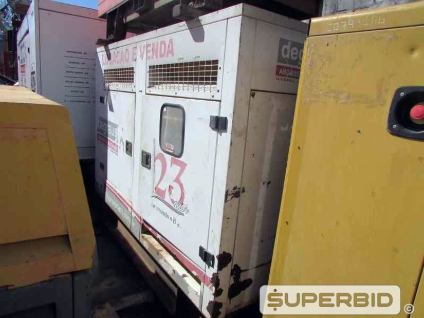 GRUPO GERADOR Á DIESEL STEMAC ST115 100 KVA, ANO: 2011, SÉRIE: 0115005911. (Ref.: JAD)