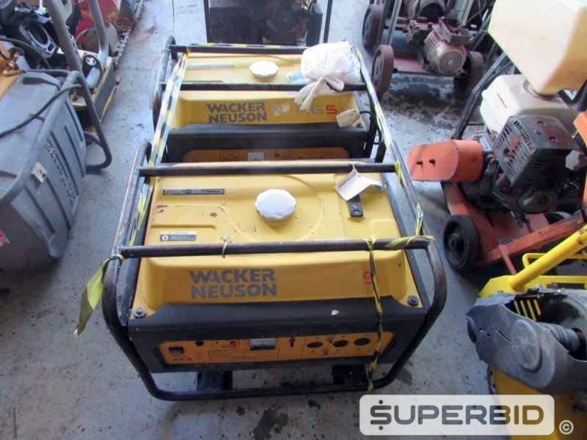 02 GERADORES WACKER NEUSON MG5 5KVA (Ref.: JDA )