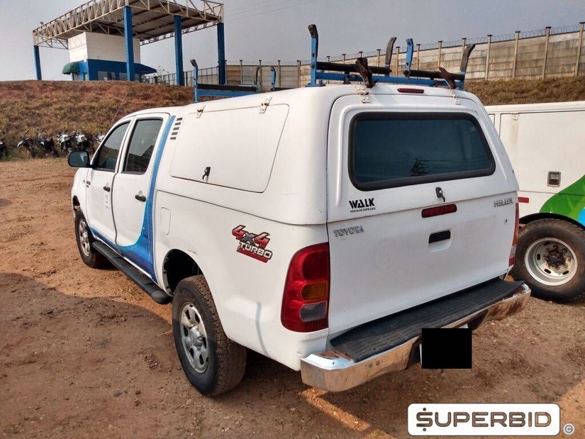 TOYOTA HILUX CD 4X4 2.5, 2009/2009, Placa FINAL 3 (SP), (Ref.: TAX)