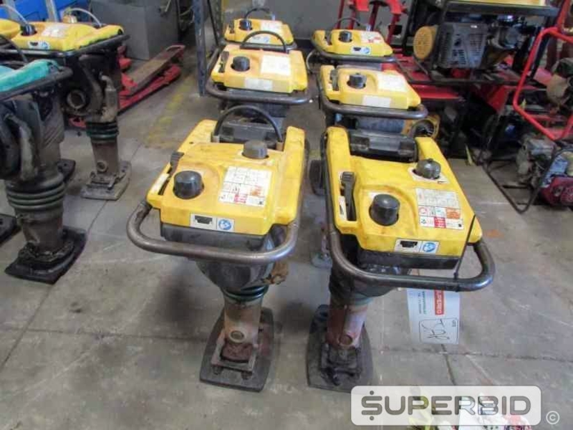 COMPACTADOR DE SOLO WACKER NEUSON BS 50-2I 70KG E COMPACTADOR DE SOLO WACKER NEUSON BS 60-2I 70KG, (06 PÇ.) (Ref.: JAP)