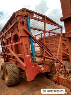 REBOQUE TRANSBORDO DE CANA PICADA TRACAN VTX 10.000, ANO: 2010, SÉRIE: VTX10384 (Ref.: 670)