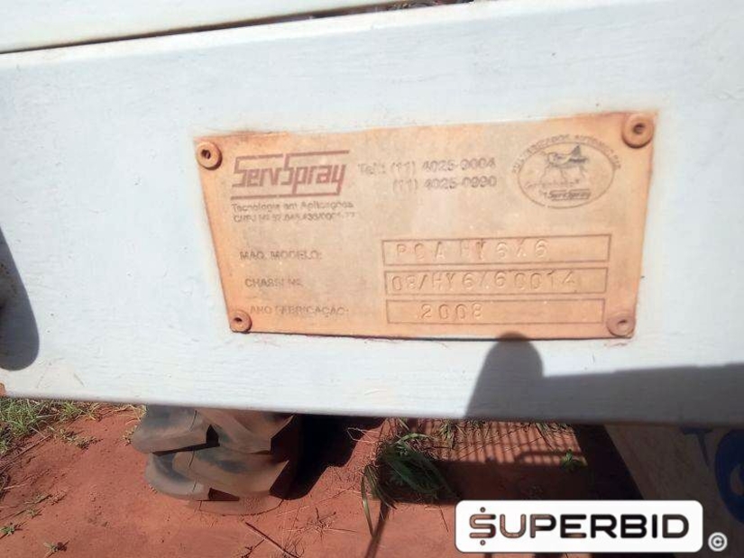 SUCATA DE PLANTADEIRA DE CANA TROPICANA PCA HY 6x6, ANO: 2008, SÉRIE: 08/HY6X60014 (Ref: 29)