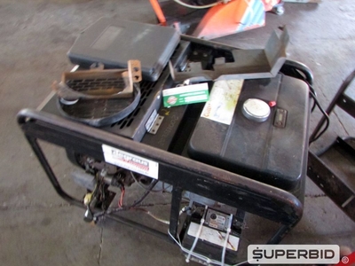 03 GERADORES Á GASOLINA E 01 ESTRUTURA DE GERADOR, MOD.: ES8000 E WX1000 (Ref.: PBP)