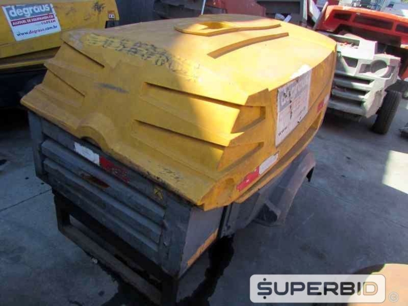 COMPRESSOR DE AR ATLAS COPCO XAS 37 HARD HAT 75PCM-7B, ANO: 2006. (Ref.: JBO)